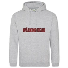 Hoodie with Print The Walking Dead Red Logo - 2XL grey