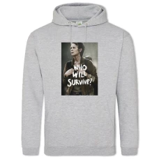 Hoodie with Print The Walking Dead Who Will Survive - 2XL grey