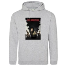 Hoodie with Print The Walking Dead Theme Print - 2XL grey