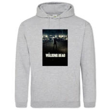 Hoodie with Print The Walking Dead Scene - 2XL grey