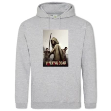Hoodie with Print The Walking Dead Michonne Hawthorne - 2XL grey