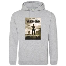 Hoodie with Print The Walking Dead Rick Grimes - 2XL grey