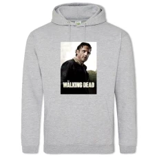 Hoodie with Print The Walking Dead Rick Grimes Print - 2XL grey
