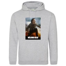 Hoodie with Print The Walking Dead Rick Grimes Hero - 2XL grey