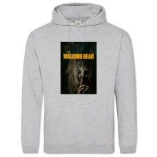 Hoodie with Print The Walking Dead Scary Print - 2XL grey