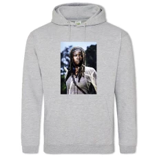 Hoodie with Print The Walking Dead Michonne - 2XL grey