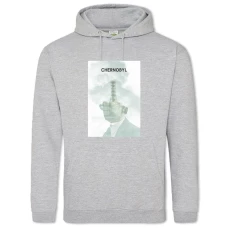 Hoodie with Print Chernobyl Theme - 2XL grey