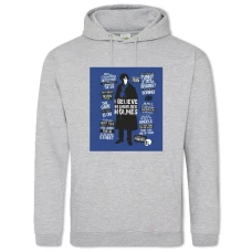 Hoodie with Print Sherlock Art Edition - 2XL grey