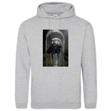 Hoodie with Print Sherlock Main Heroes - 2XL grey