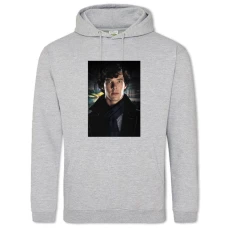 Hoodie with Print Sherlock Main Hero - 2XL grey