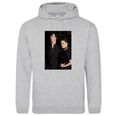Hoodie with Print Sherlock Theme Print - 2XL grey