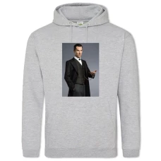 Hoodie with Print Sherlock Holmes Main Hero Print - 2XL grey