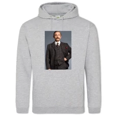 Hoodie with Print Sherlock John Watson - 2XL grey