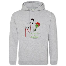 Hoodie with Print On The 8Th Of March! - 2XL grey
