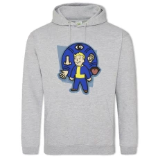 Hoodie with Print Fallout Creatures - 2XL grey