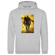 Hoodie with Print Fallout Creature - 2XL grey