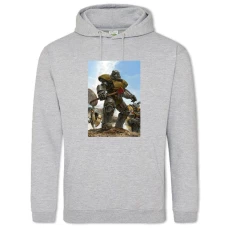 Hoodie with Print Fallout Big Creature - 2XL grey