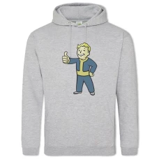 Hoodie with Print Fallout Okay Man - 2XL grey