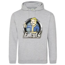 Hoodie with Print Fallout 4 Main Theme - 2XL grey