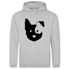 Hoodie with Print Far Cry Dog Logo - 2XL grey