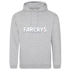 Hoodie with Print Far Cry 5 Logo - 2XL grey