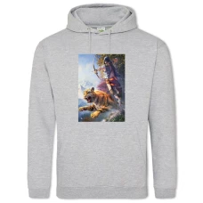 Hoodie with Print Far Cry Tiger Edition - 2XL grey