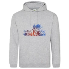 Hoodie with Print Final Fantasy Creatures - 2XL grey