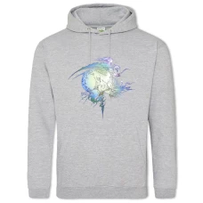 Hoodie with Print Final Fantasy Beautiful Print - 2XL grey