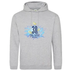Hoodie with Print Final Fantasy 30Th Edition - 2XL grey