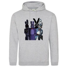 Hoodie with Print Five Nights At Freddy's Toys - 2XL grey