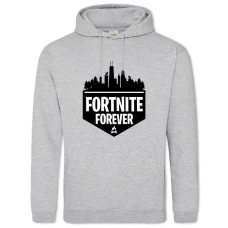 Hoodie with Print Fortnite Forever Logo - 2XL grey