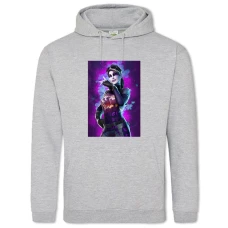 Hoodie with Print Fortnite Girl Skin - 2XL grey