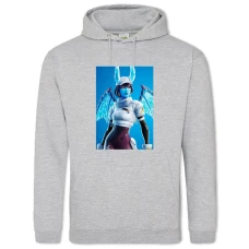 Hoodie with Print Fortnite Evil Girl Skin - 2XL grey