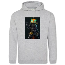 Hoodie with Print Fortnite Pumpkin Skin - 2XL grey