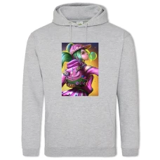 Hoodie with Print Fortnite Skin Girl - 2XL grey