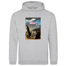 Hoodie with Print Forza Horizon Cute Car Print - 2XL grey