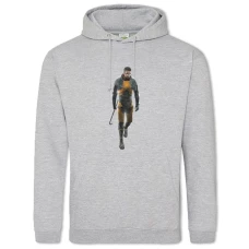 Hoodie with Print Half-Life Hero - 2XL grey