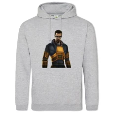 Hoodie with Print Half-Life Print Hero - 2XL grey