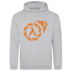 Hoodie with Print Half-Life 3 Logo Version - 2XL grey
