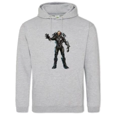 Hoodie with Print Halo Power - 2XL grey