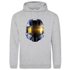 Hoodie with Print Halo Helmet - 2XL grey