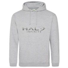 Hoodie with Print Halo Logo - 2XL grey