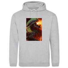 Hoodie with Print Hearthstone Lord Deathwing - 2XL grey