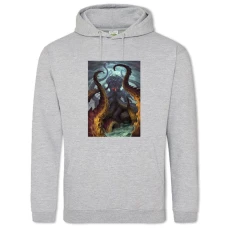 Hoodie with Print Hearthstone N'Zot - 2XL grey