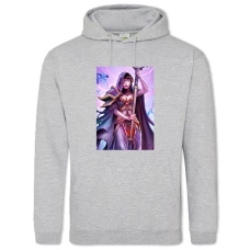 Hoodie with Print Hearthstone Calling Evil - 2XL grey