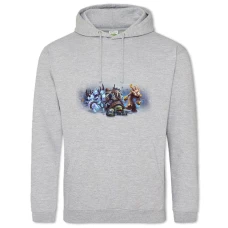 Hoodie with Print Hearthstone Heroes - 2XL grey