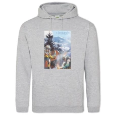 Hoodie with Print Horizon Zero Dawn Print - 2XL grey
