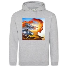 Hoodie with Print Horizon Zero Dawn Beautiful Print - 2XL grey