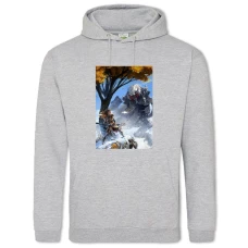 Hoodie with Print Horizon Zero Dawn Cute Print - 2XL grey