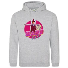 Hoodie with Print Hotline Miami Bari - 2XL grey